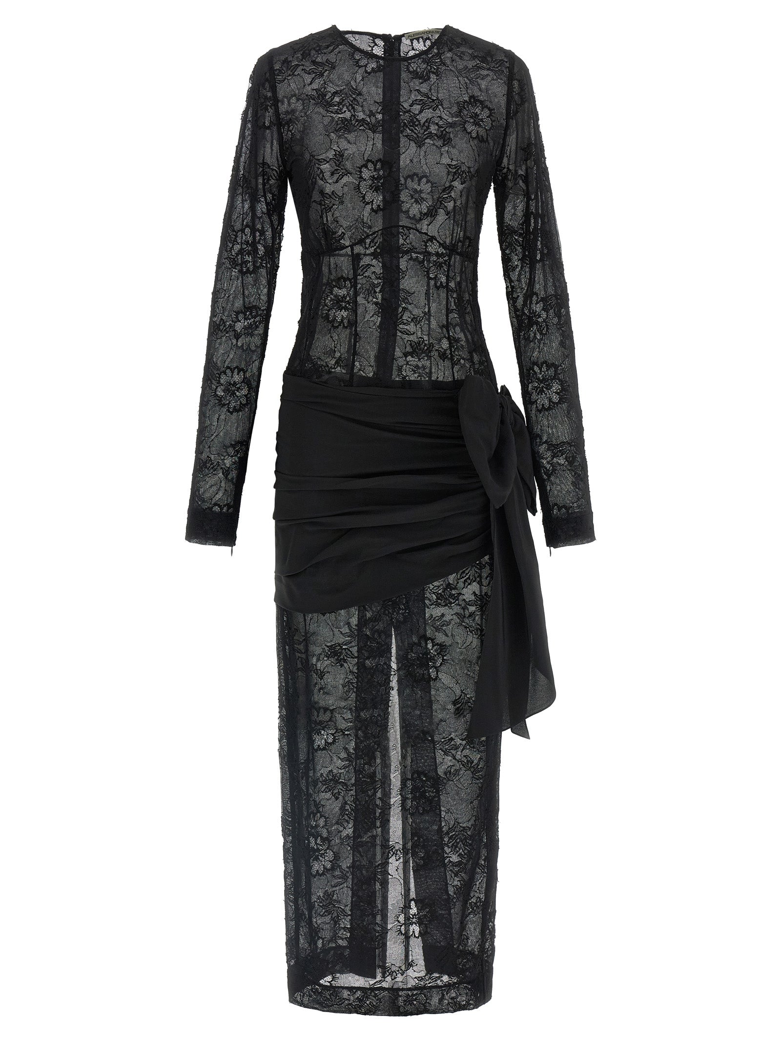 Alessandra Rich Lace Bustier Dress