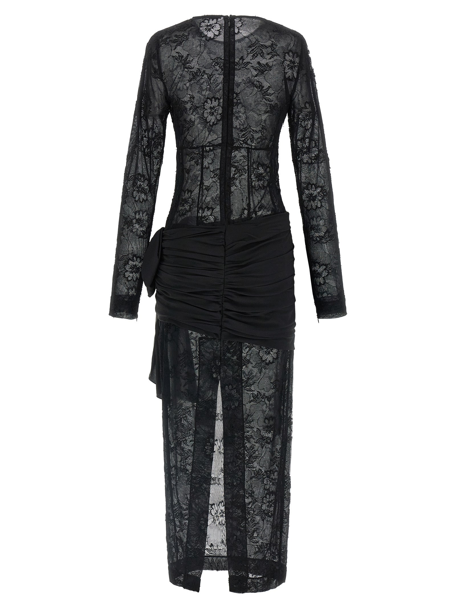 Alessandra Rich Lace Bustier Dress