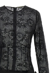 Alessandra Rich Lace Bustier Dress