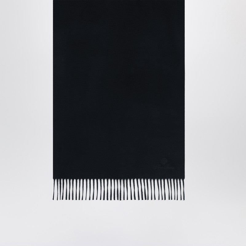 Loro Piana Black cashmere scarf