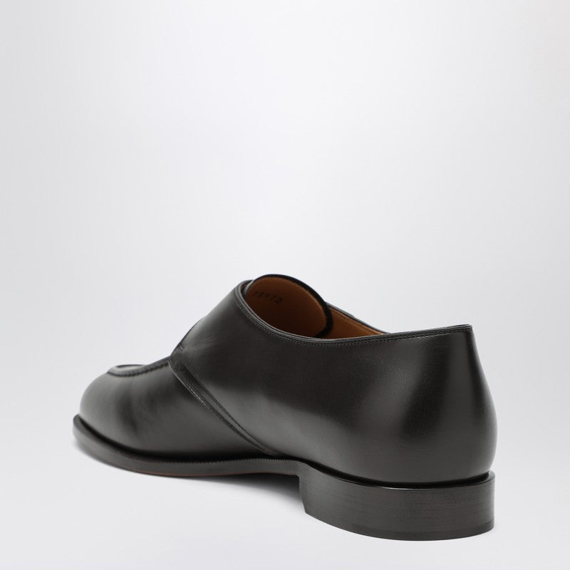 Loro Piana Sergio Derby shoes in ebony colour