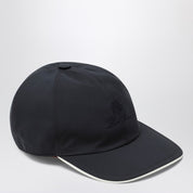 Loro Piana Navy blue baseball cap with logo