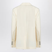 Ami Paris Butter-coloured wool jacket