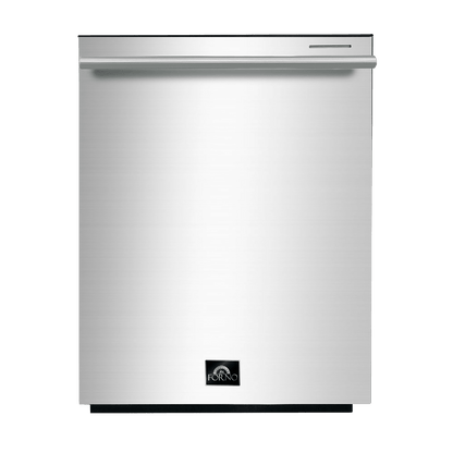 Forno Appliance Package - 30 Inch Gas Range, Range Hood, Refrigerator, Microwave Drawer, Dishwasher, Wine Cooler, AP-FFSGS6275-30-W-9