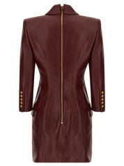 Balmain Blazer Dress — Leather Mini Dress for Women