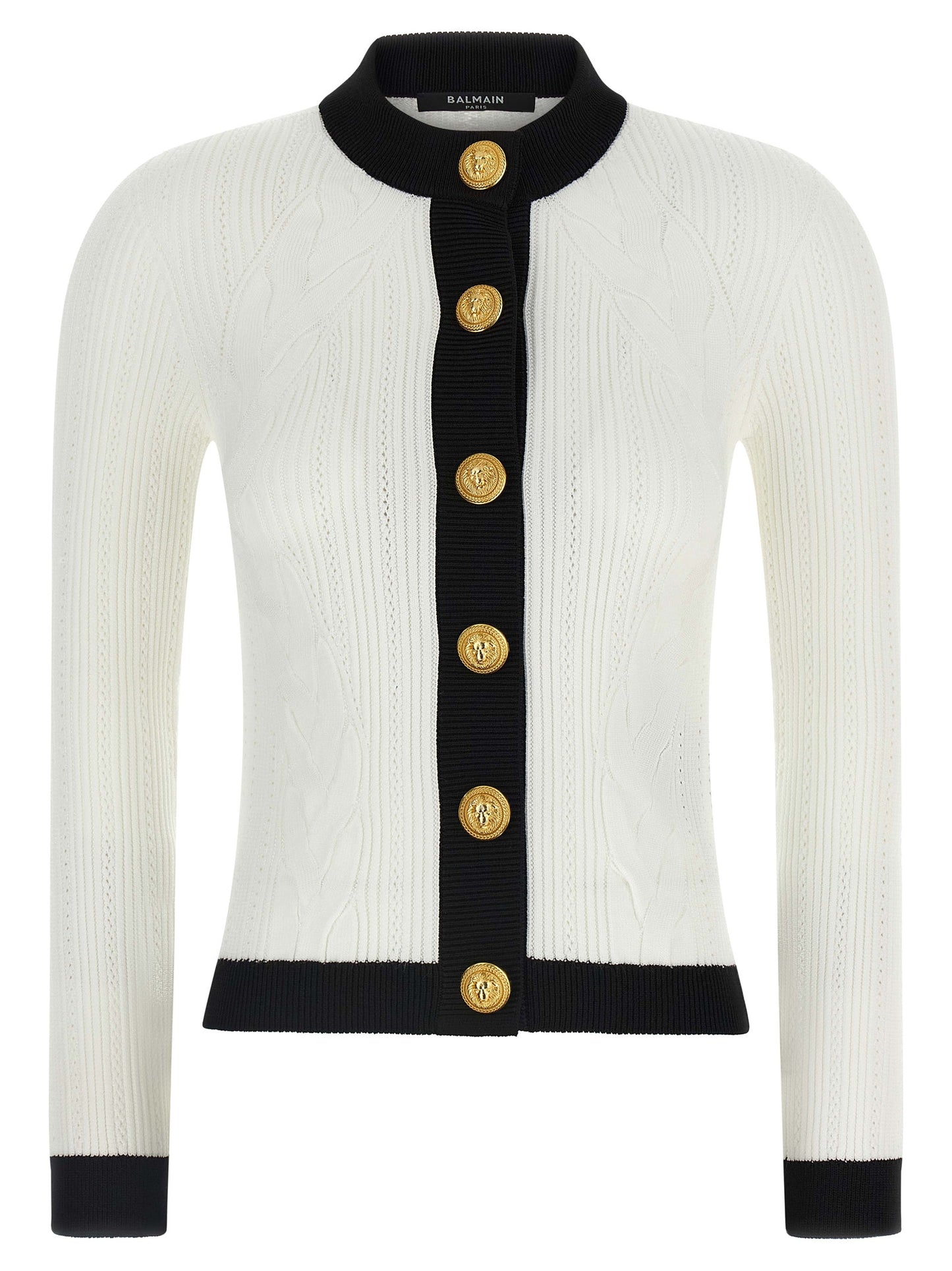 Balmain Two-tone Cardigan Knitwear for Women — €1,150