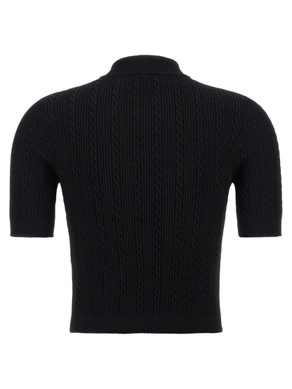 Balmain Short Sleeve Cardigan