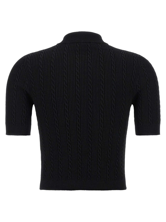 Balmain Short Sleeve Cardigan