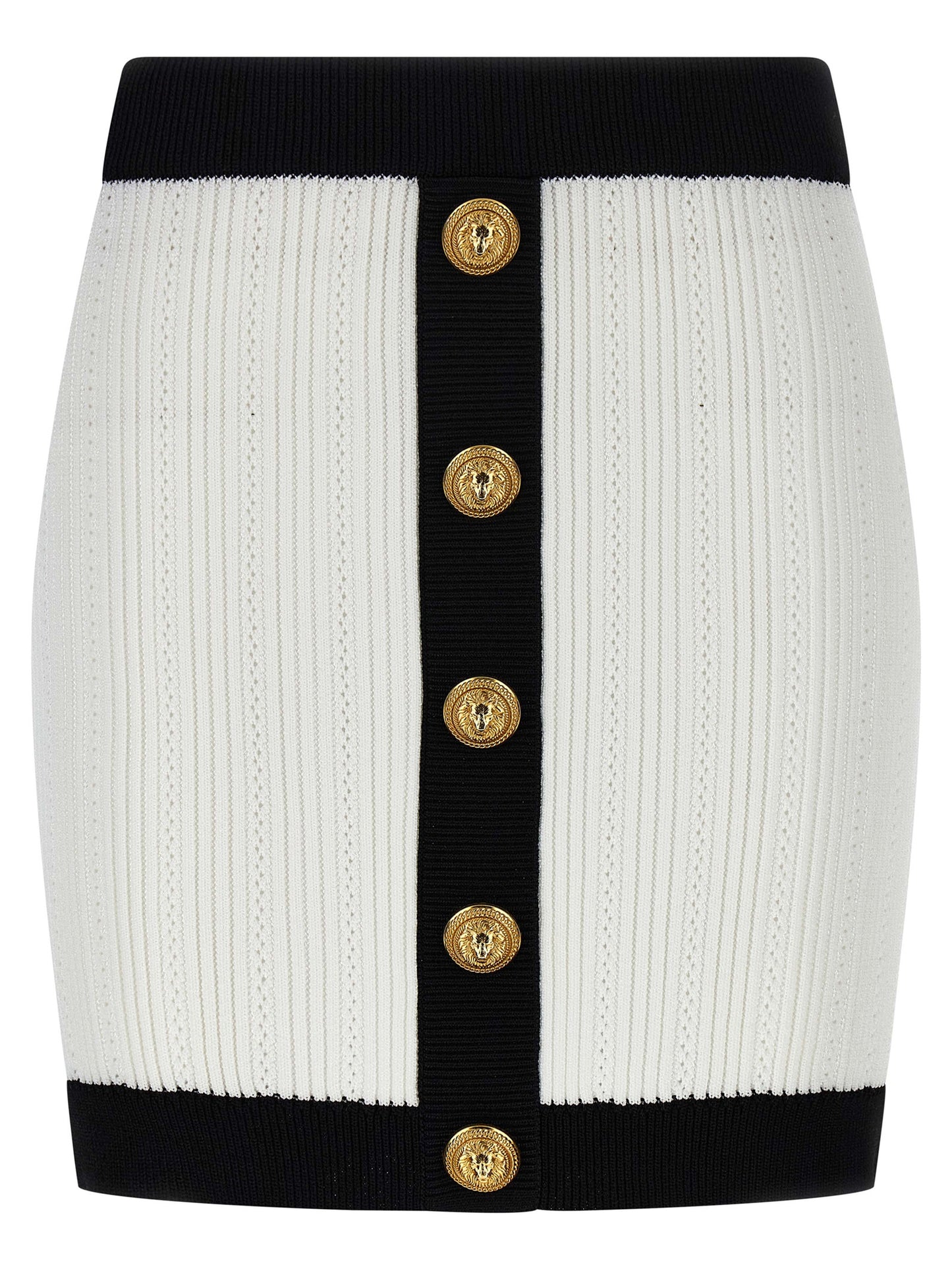 Balmain Two-tone Miniskirt — Women's Skirts, €750