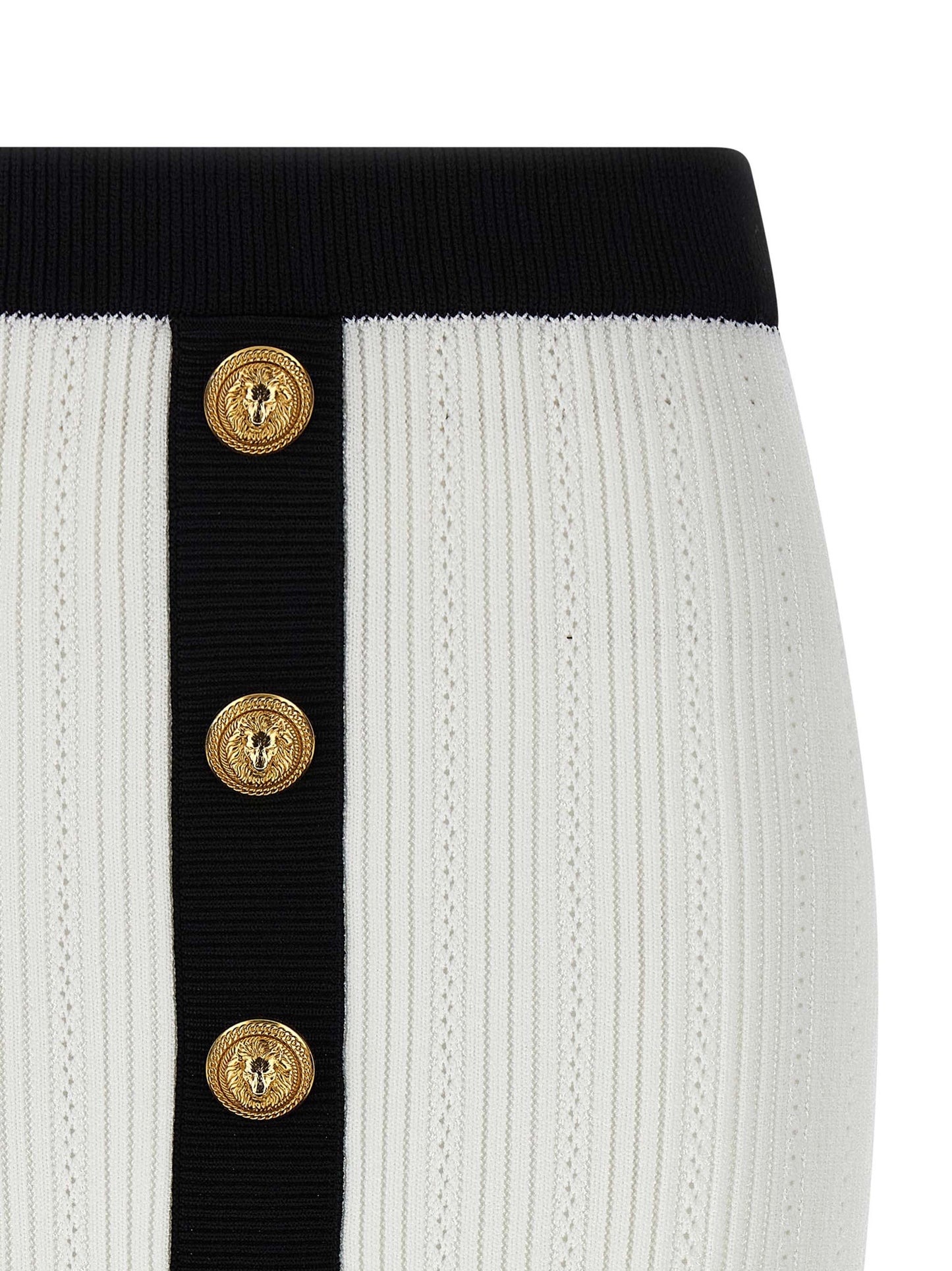 Balmain Two-tone Miniskirt — Women's Skirts, €750
