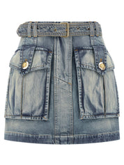 Balmain Cargo Pocket Skirt