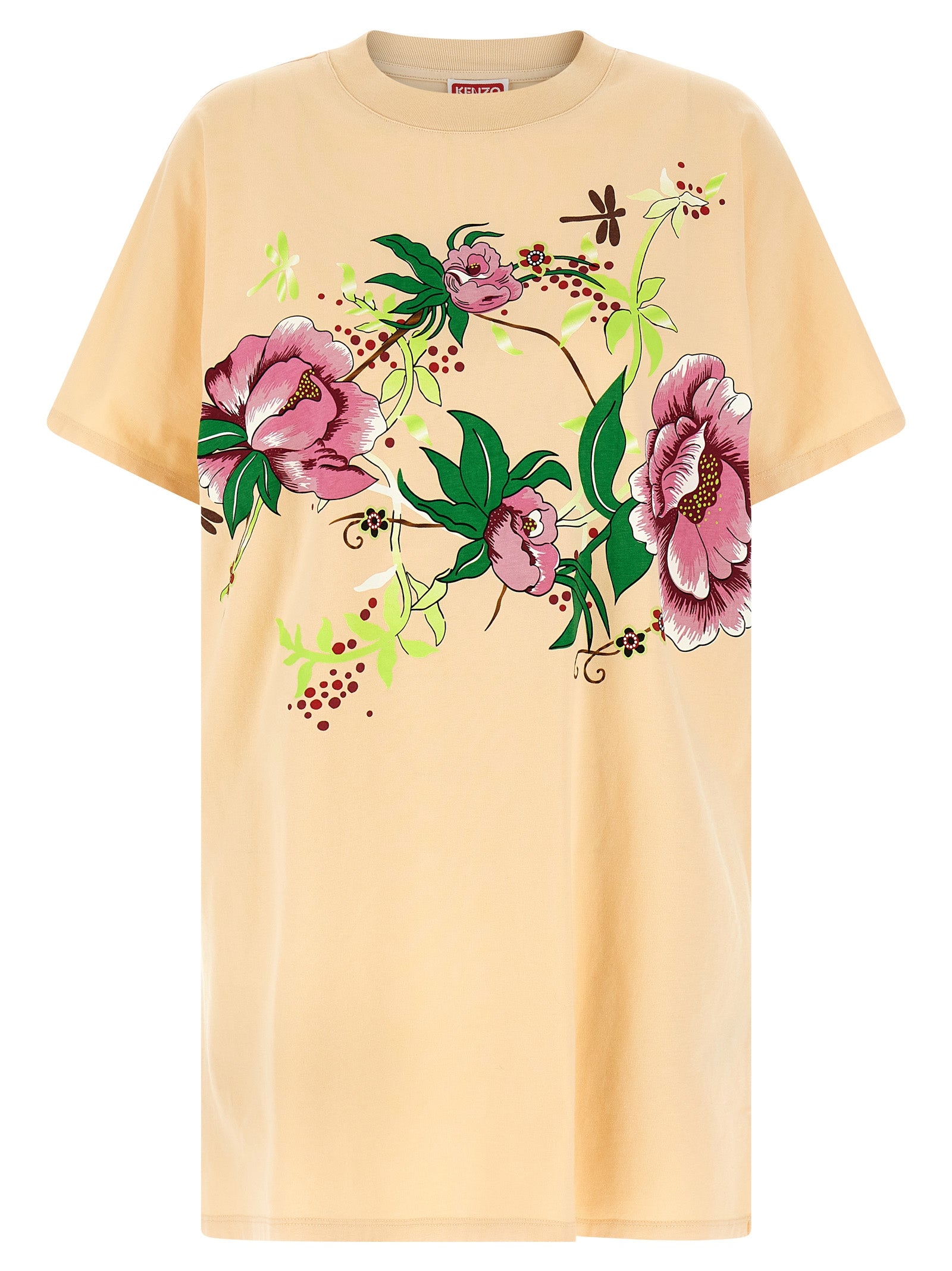 Kenzo Peonies Kimono Dress