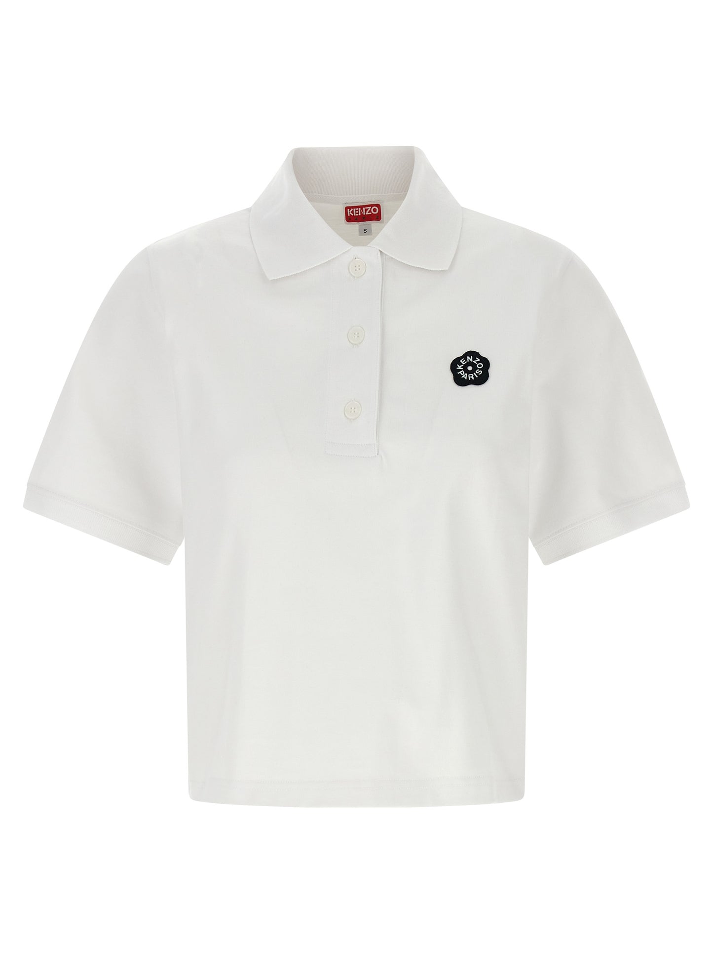Kenzo Boke Flower 2.0 Polo Shirt — Women’s White Shirt