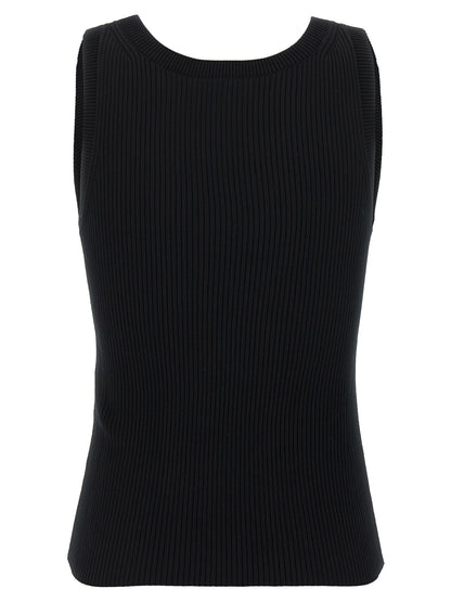 Kenzo Boke Flower 2.0 Top — Women's Black Ribbed Top