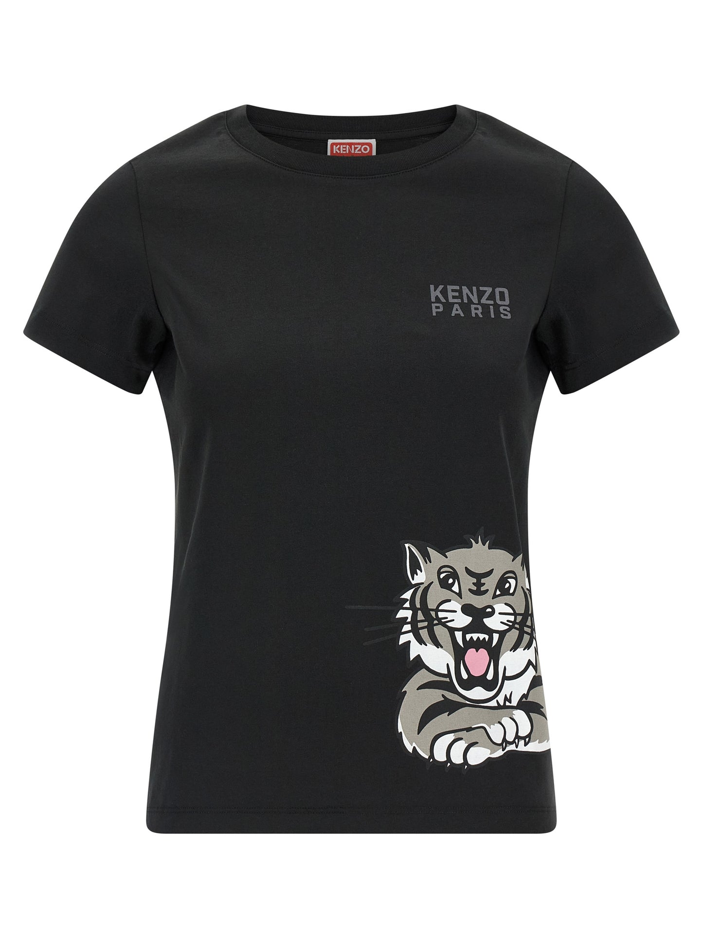 Kenzo Happy Tiger T-shirt — Women's Topwear (Slim Fit)