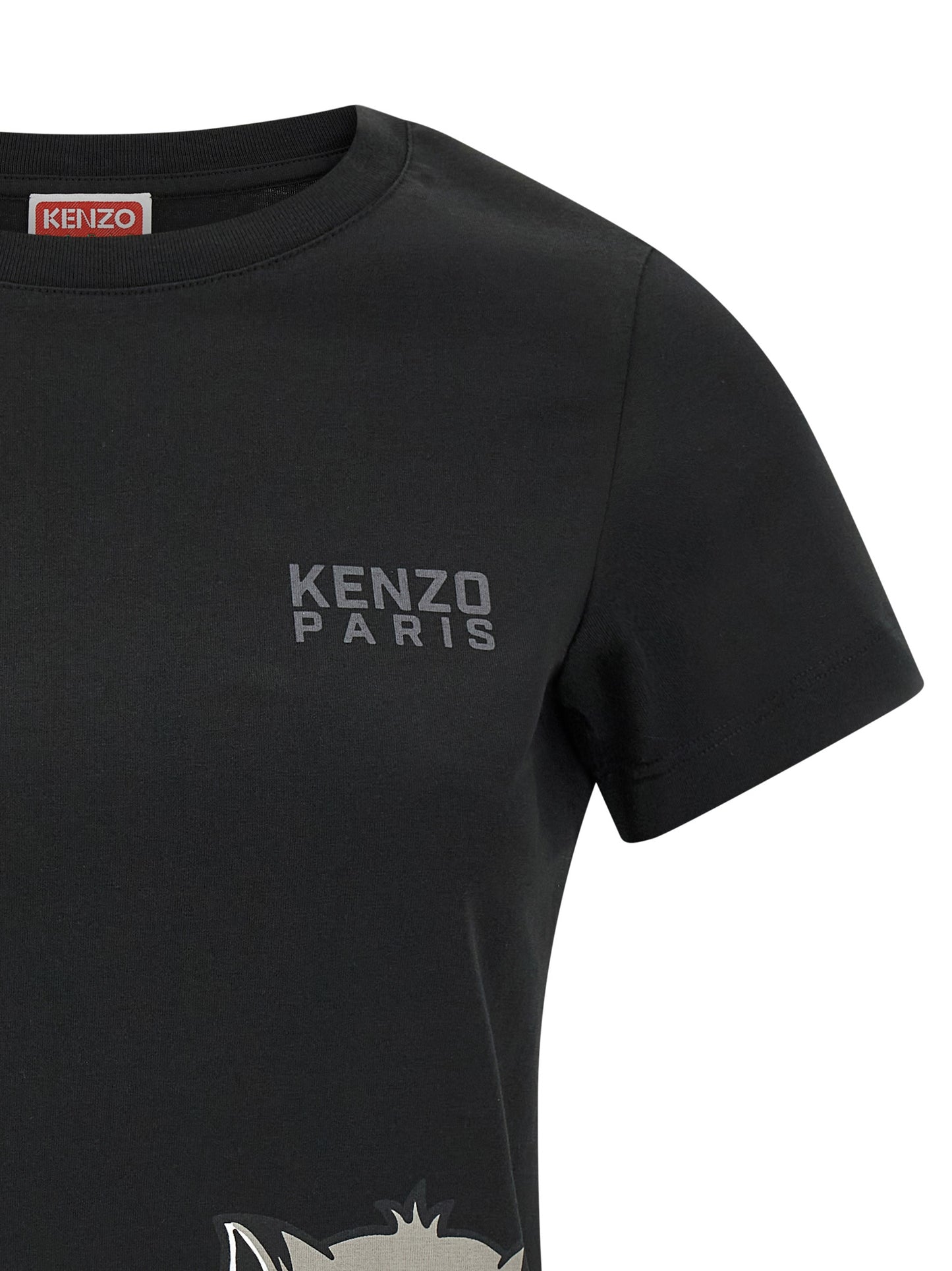 Kenzo Happy Tiger T-shirt — Women's Topwear (Slim Fit)