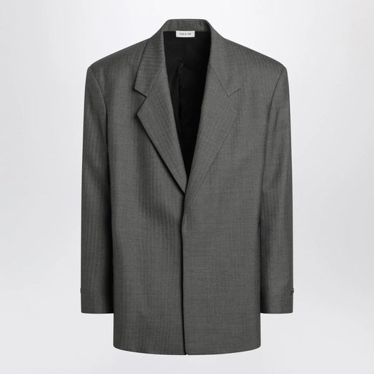 Fear of God Grey single-breasted wool blazer