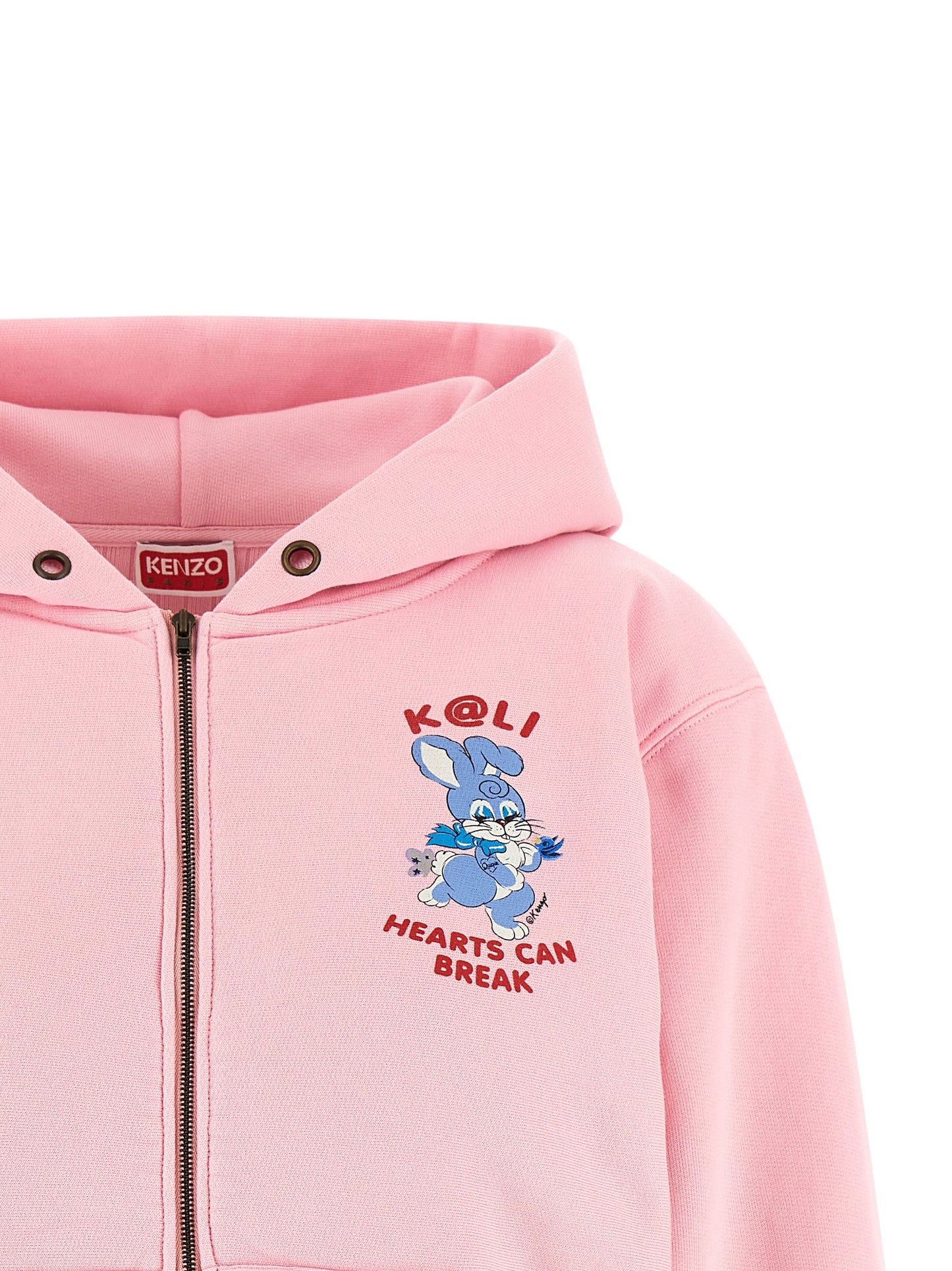 Kenzo Cartoon Hoodie — Pink Topwear for Women