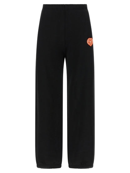 Kenzo Boke Heart Joggers — Women's Trousers, Black