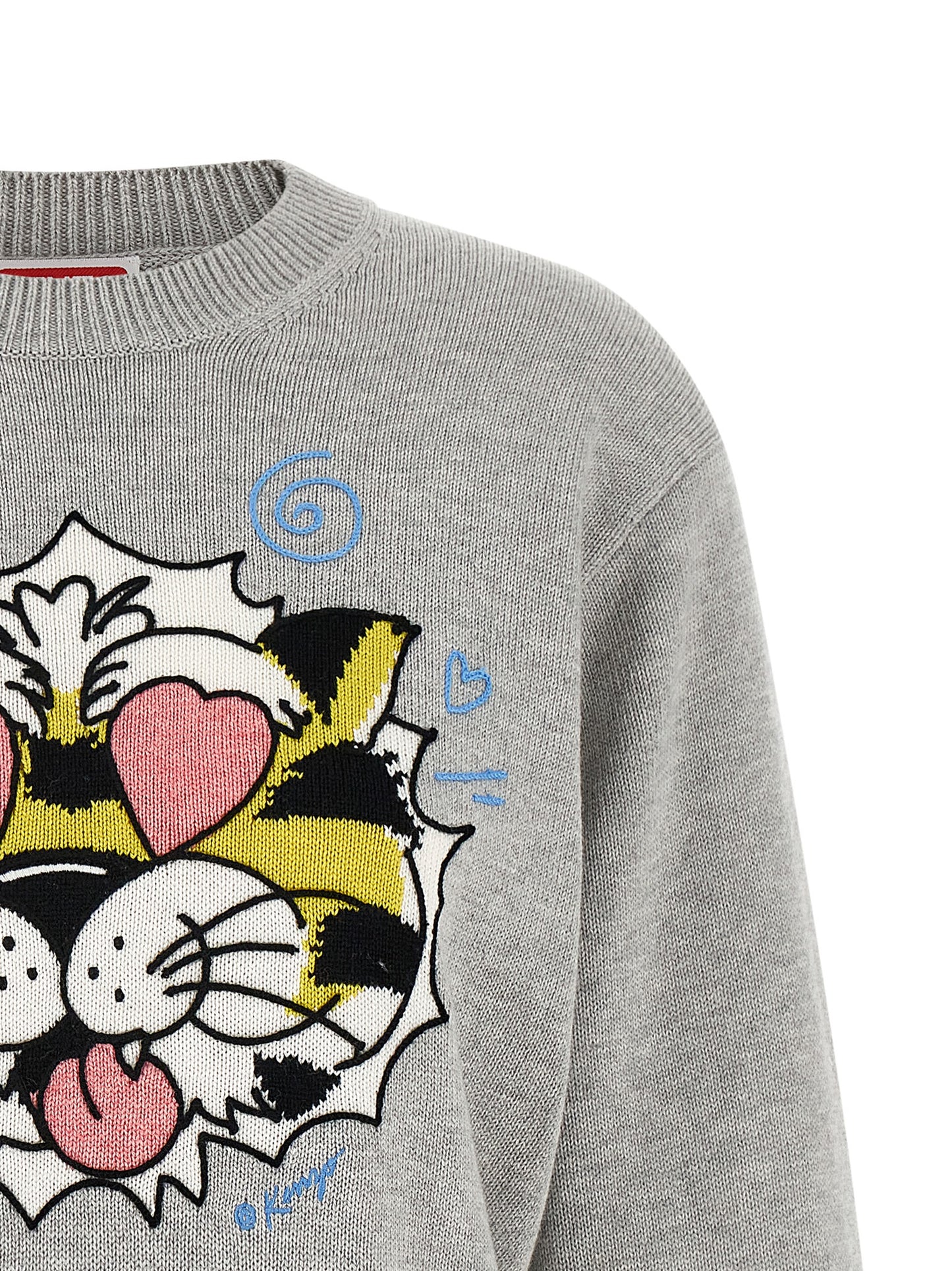 Kenzo Wild Tiger Sweater — Knitwear for Women (Gray)
