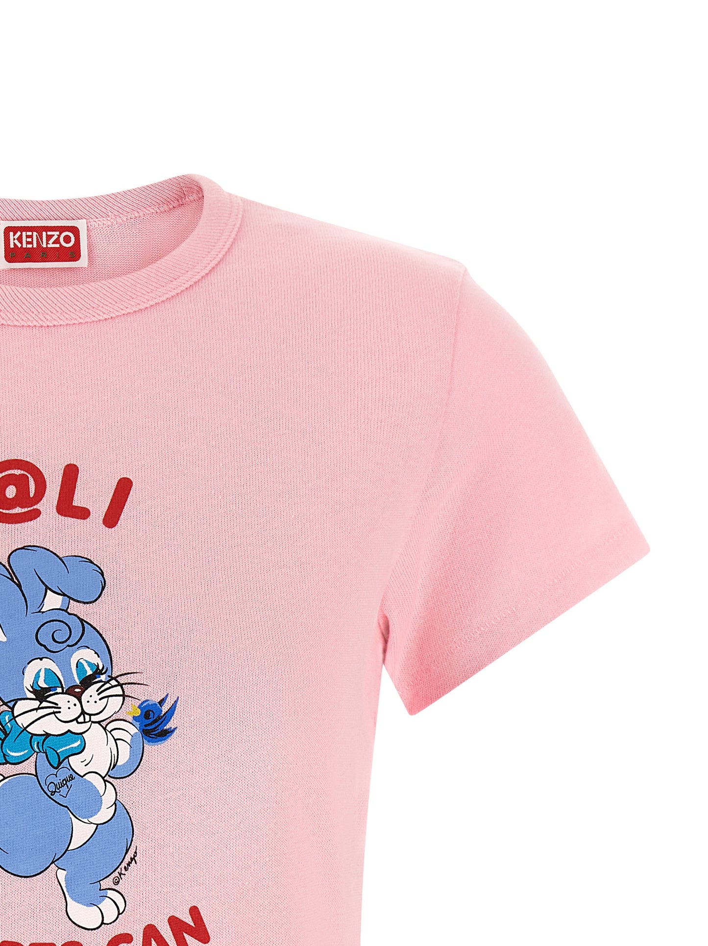 Kenzo Cartoon T-shirt — Pink Women's Topwear | Aumifour