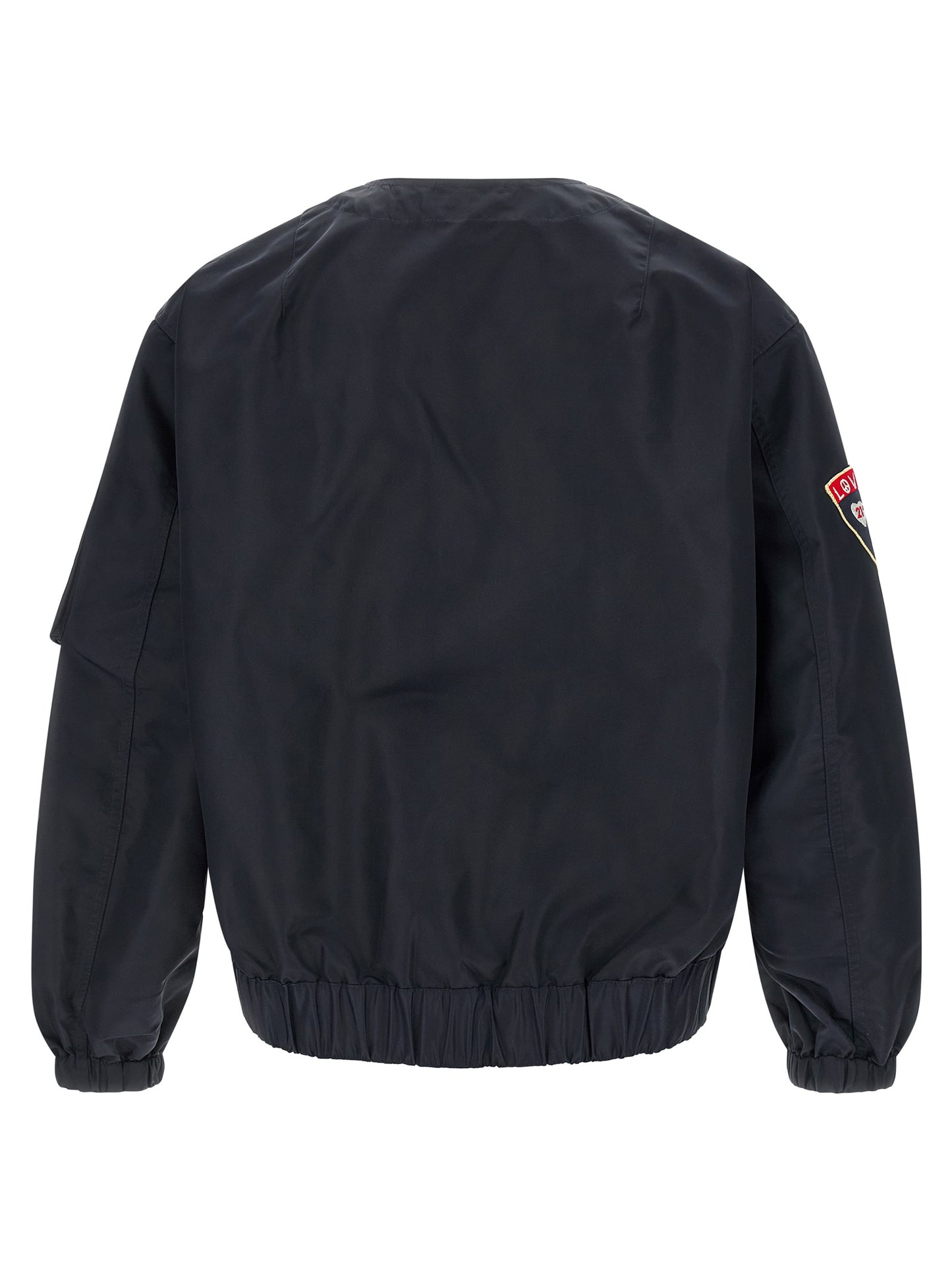 Kenzo Badges Collarless Bomber Jacket