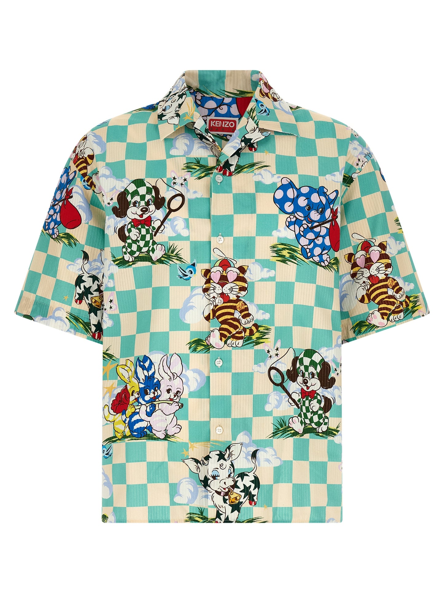 Kenzo Cartoon Shirt — Men's Multicolor Shirt