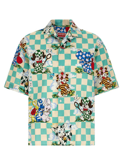 Kenzo Cartoon Shirt — Men's Multicolor Shirt