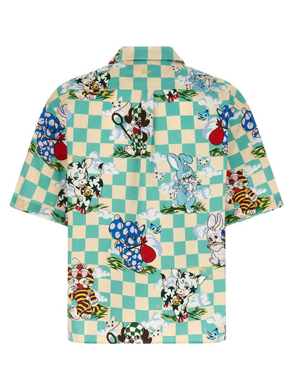 Kenzo Cartoon Shirt — Men's Multicolor Shirt