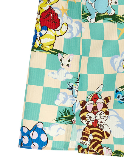 Kenzo Cartoon Shirt — Men's Multicolor Shirt