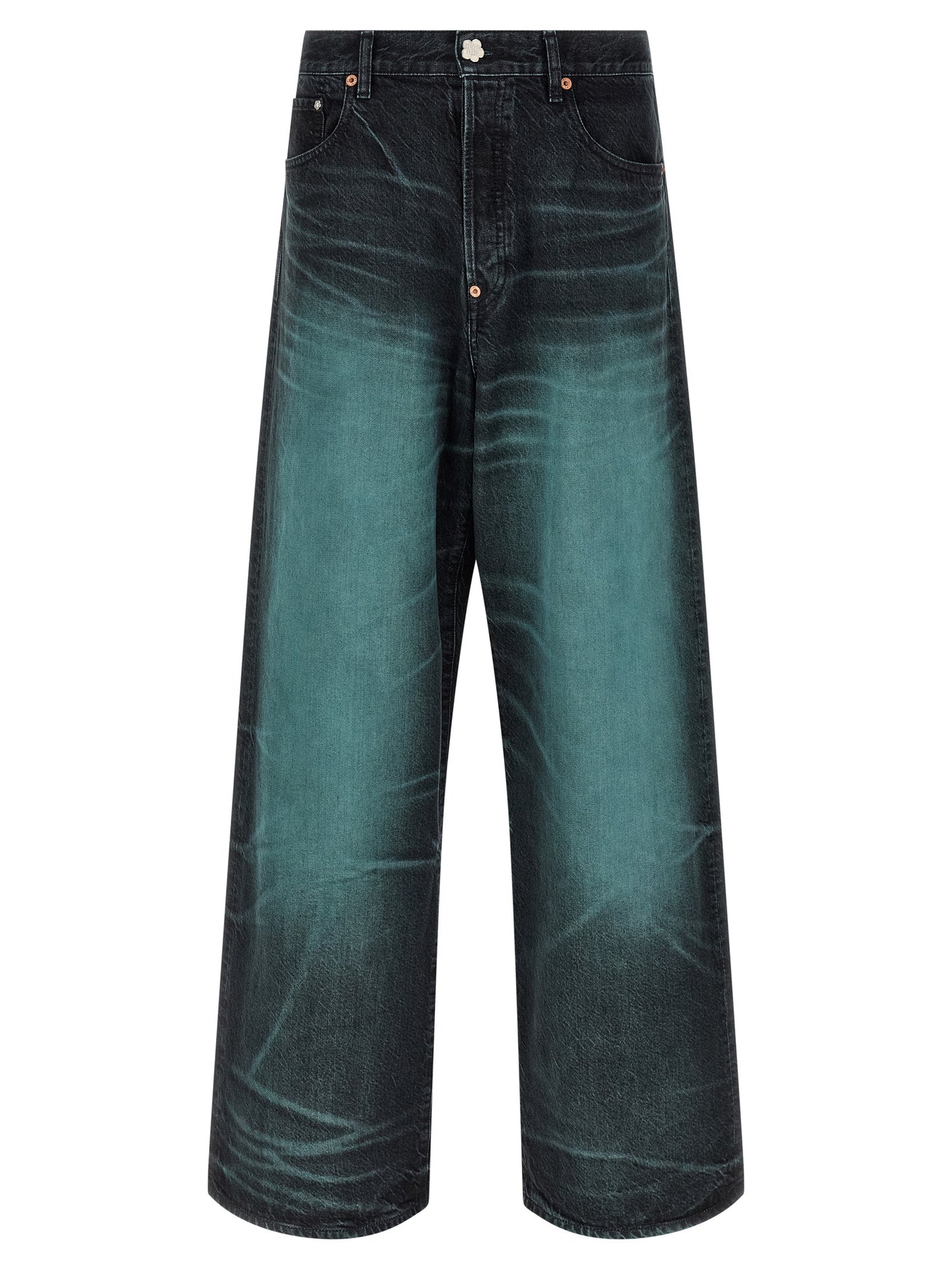 Kenzo Jeans — Japanese Denim Wide Straight Leg, Men