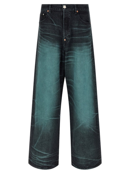 Kenzo Jeans — Japanese Denim Wide Straight Leg, Men