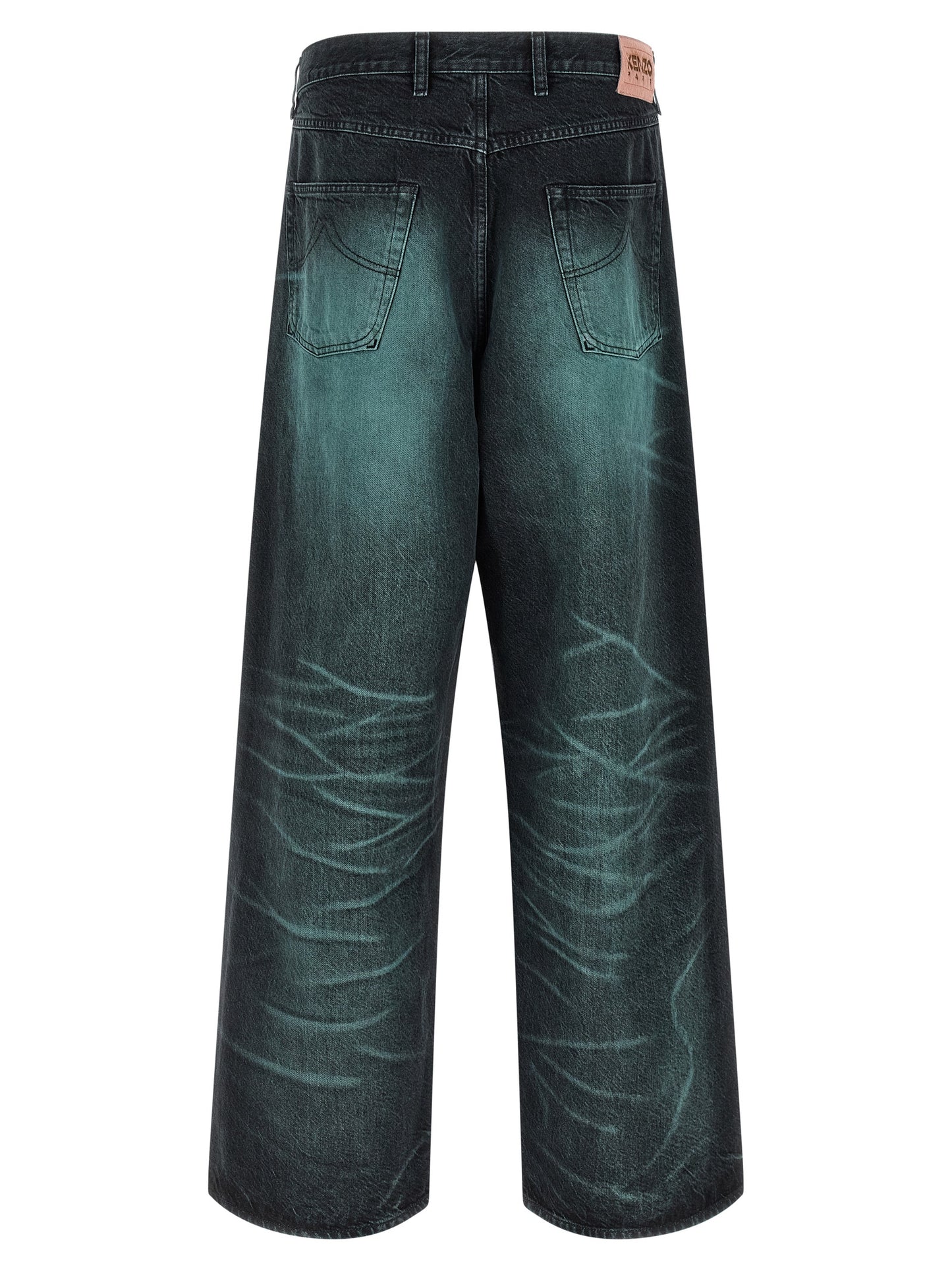 Kenzo Jeans — Japanese Denim Wide Straight Leg, Men