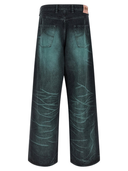 Kenzo Jeans — Japanese Denim Wide Straight Leg, Men