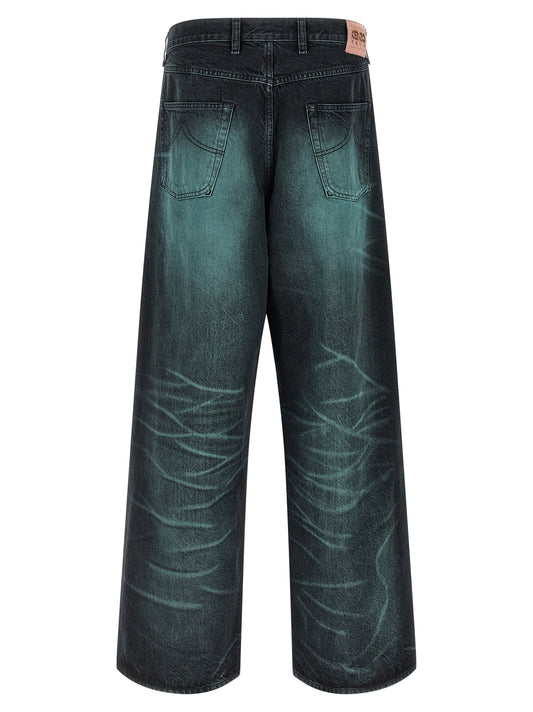 Kenzo Jeans — Japanese Denim Wide Straight Leg, Men