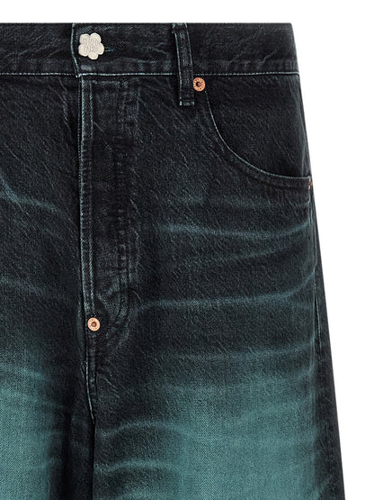 Kenzo Jeans — Japanese Denim Wide Straight Leg, Men