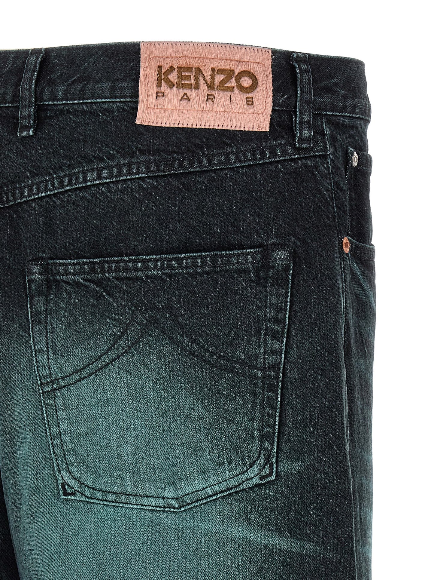 Kenzo Jeans — Japanese Denim Wide Straight Leg, Men