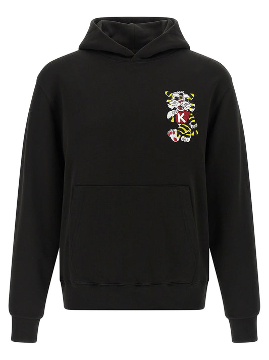 Kenzo Wild Tiger Embroidered Hoodie — Men’s Topwear