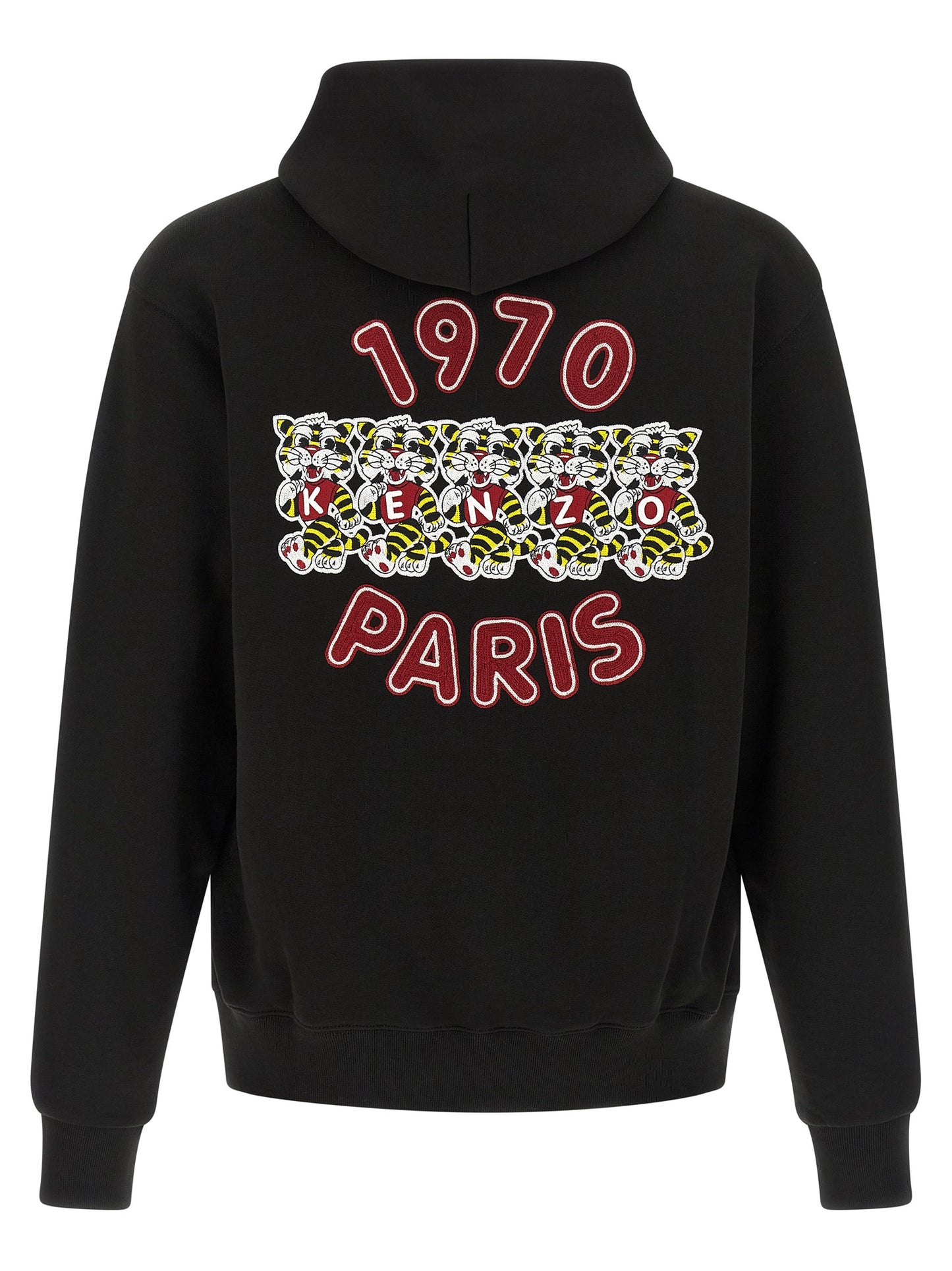 Kenzo Wild Tiger Embroidered Hoodie — Men’s Topwear