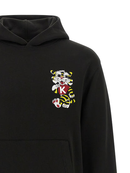 Kenzo Wild Tiger Embroidered Hoodie — Men’s Topwear