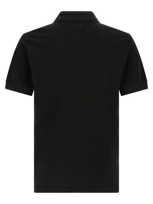 Kenzo Wild Tiger Polo Shirt — Men's Slim Fit (Black)
