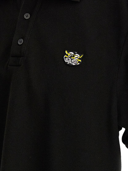 Kenzo Wild Tiger Polo Shirt — Men's Slim Fit (Black)
