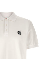 Kenzo Boke Flower 2.0 Polo Shirt — Slim Fit White