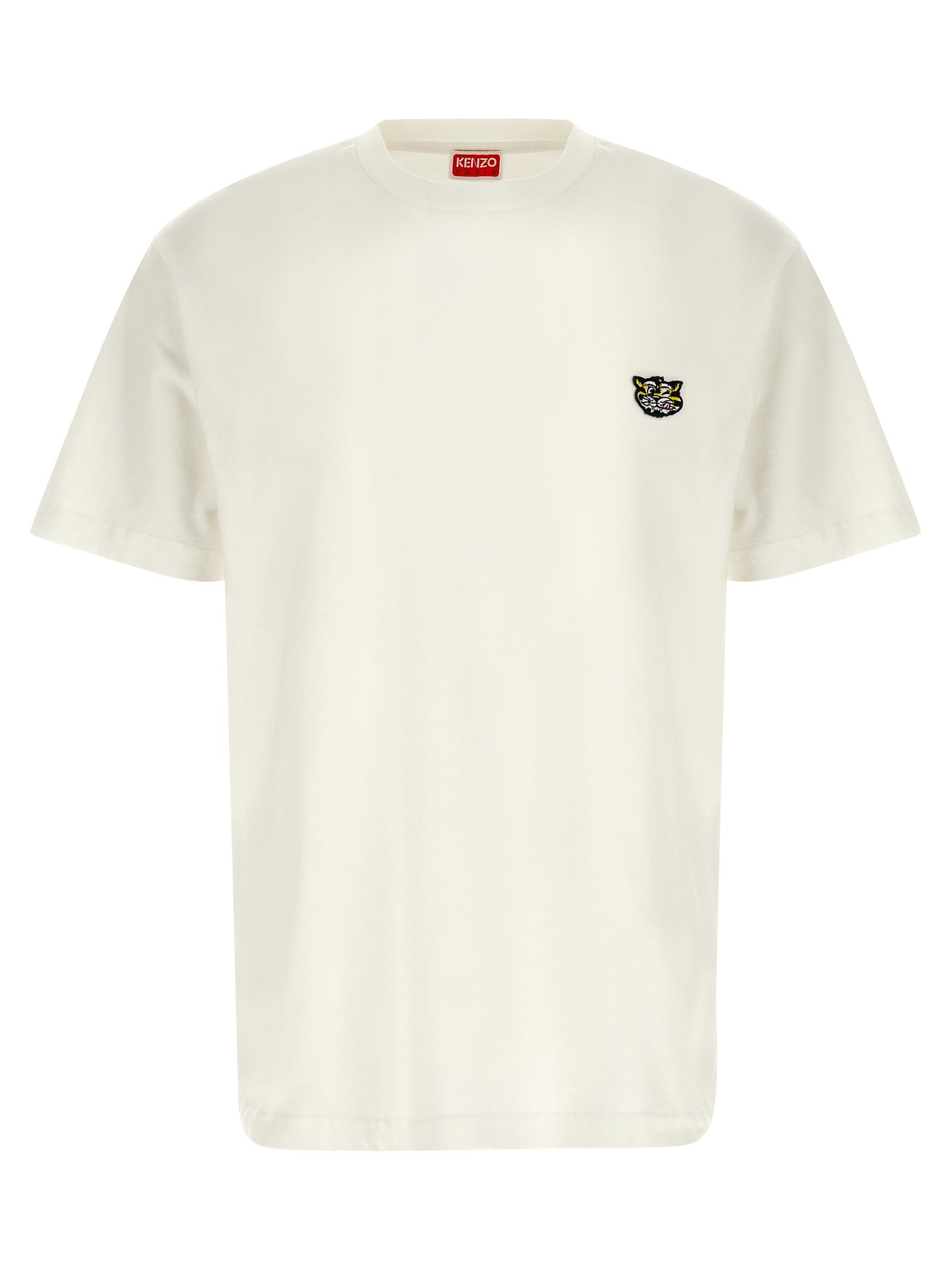 Kenzo Wild Tiger T-shirt for Men — White Topwear