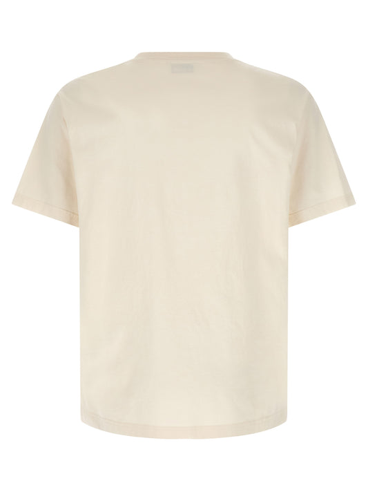 Kenzo Boke Heart T-shirt for Men — Beige Topwear