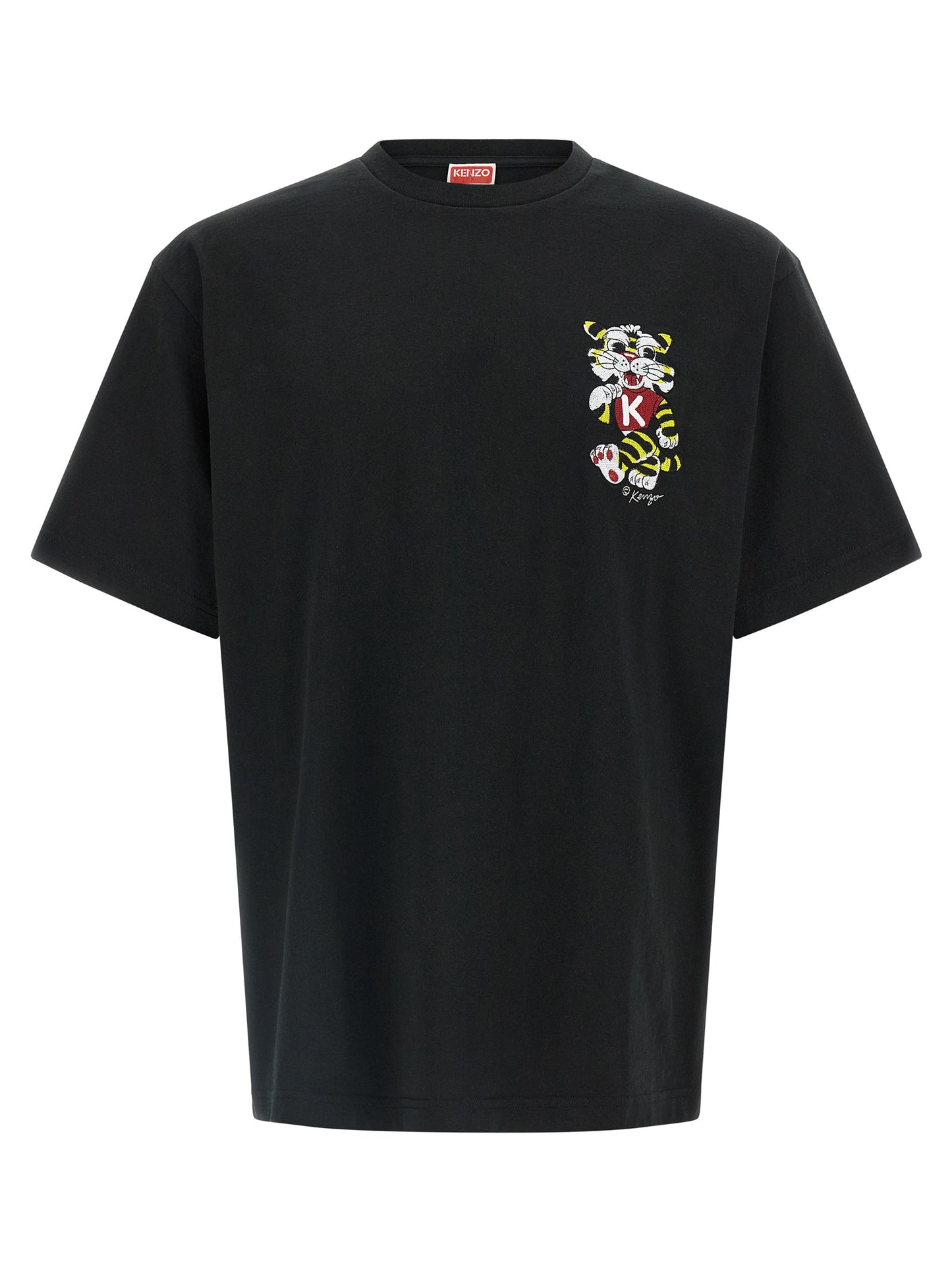 Kenzo Wild Tiger Embroidered T-shirt — Men's Topwear