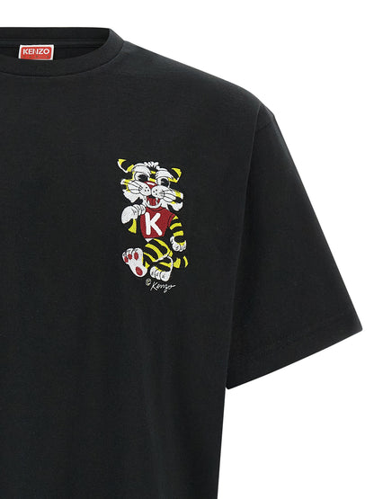 Kenzo Wild Tiger Embroidered T-shirt — Men's Topwear