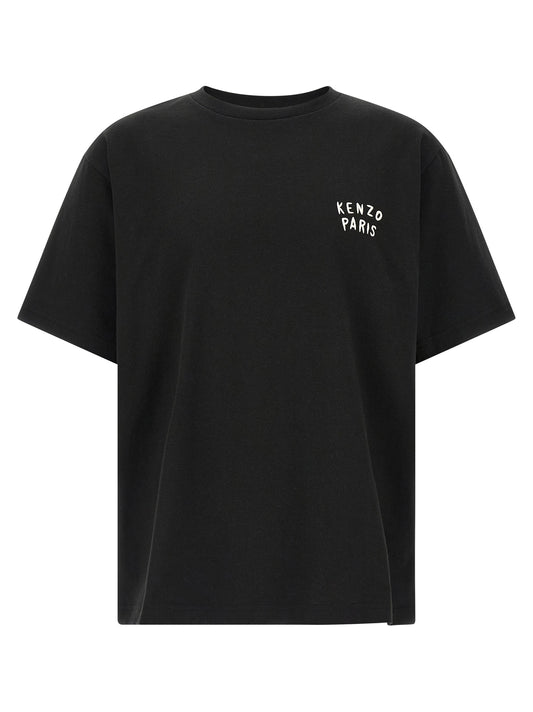 Kenzo Boke Heart T-shirt – Oversized Black Topwear