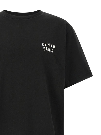 Kenzo Boke Heart T-shirt – Oversized Black Topwear