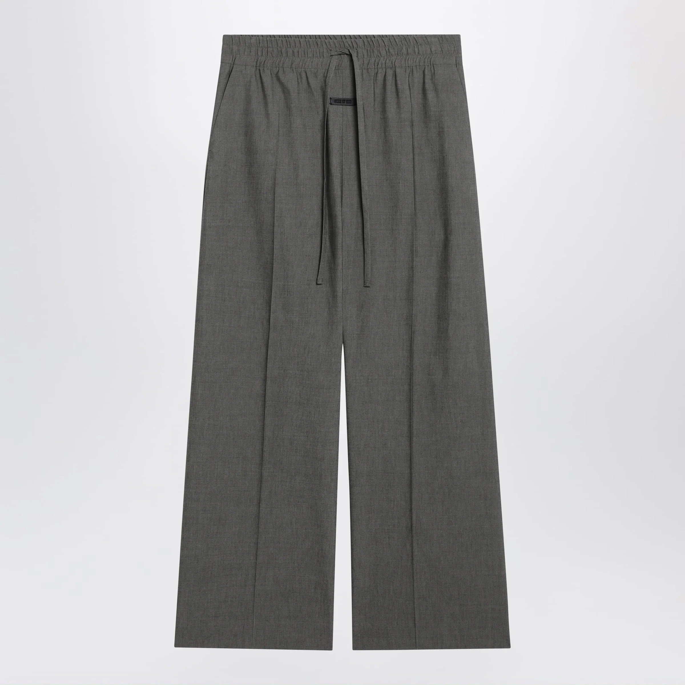 Fear of God Grey wide-leg trousers in wool blend